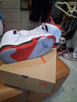 Jordan 5 retro" og red fire"