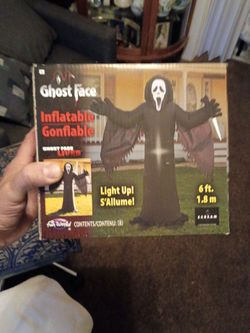 Blow up scream Halloween decoration brand new