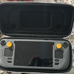 Valve Steam Deck OLED 512GB with Console Case, Charger & TV Plug In