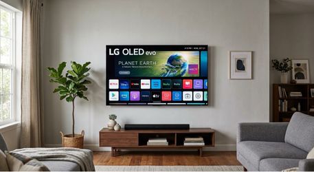 LG - 55" Class C3 Series OLED evo 4K UHD Smart webOS TV with wall mount