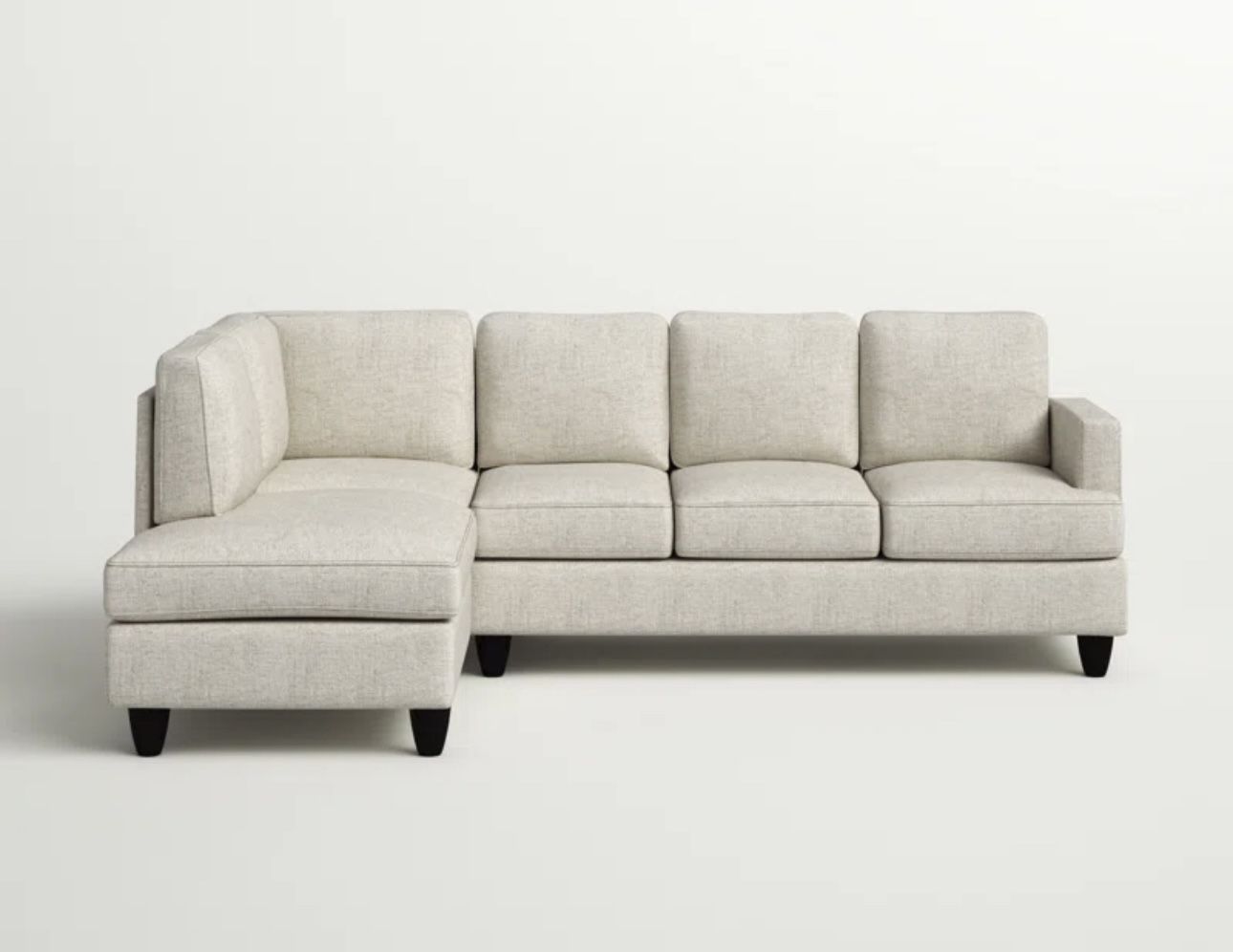 Beige L Shaped Couch