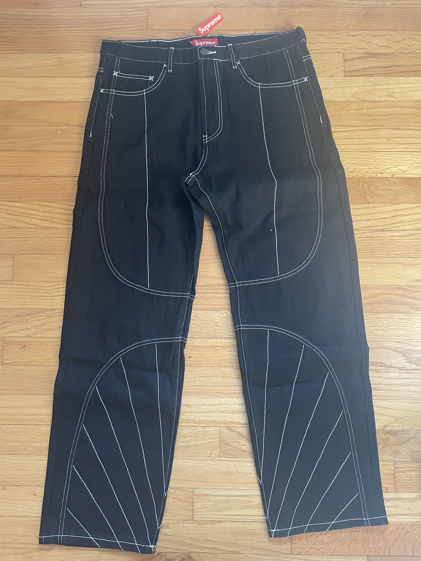 Supreme Radical Embroidered Loose Fit Jeans