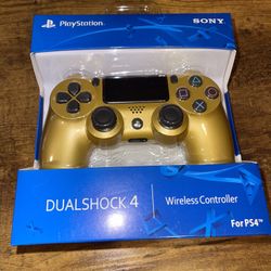 New PS4 Remote DualShock Gold 