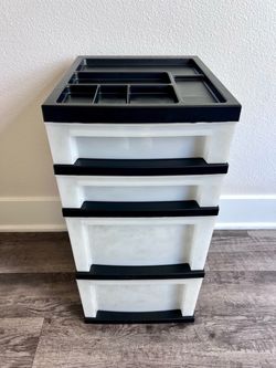 4-Drawer Storage Cart Organizer FURNITURE