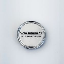 Vossen Hybrid Forged Center Cap Silver Polished With Black Lettering OD 63mm