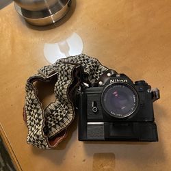 Nikon EM Vintage Film Camera Bundle