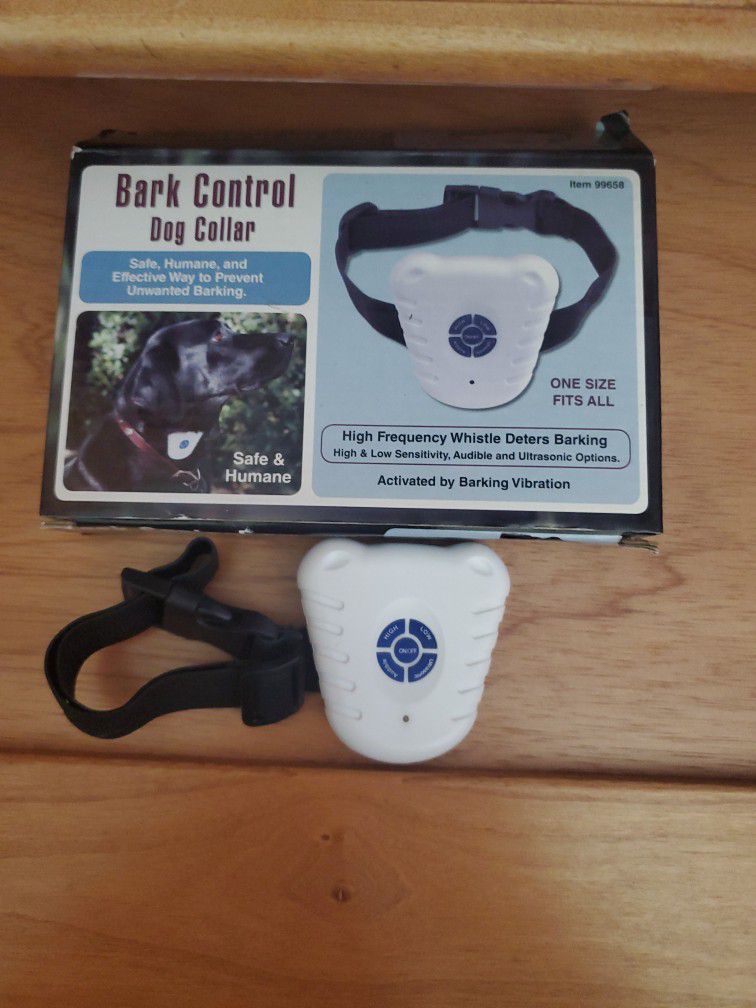 Bark Control  Dog Collar. 