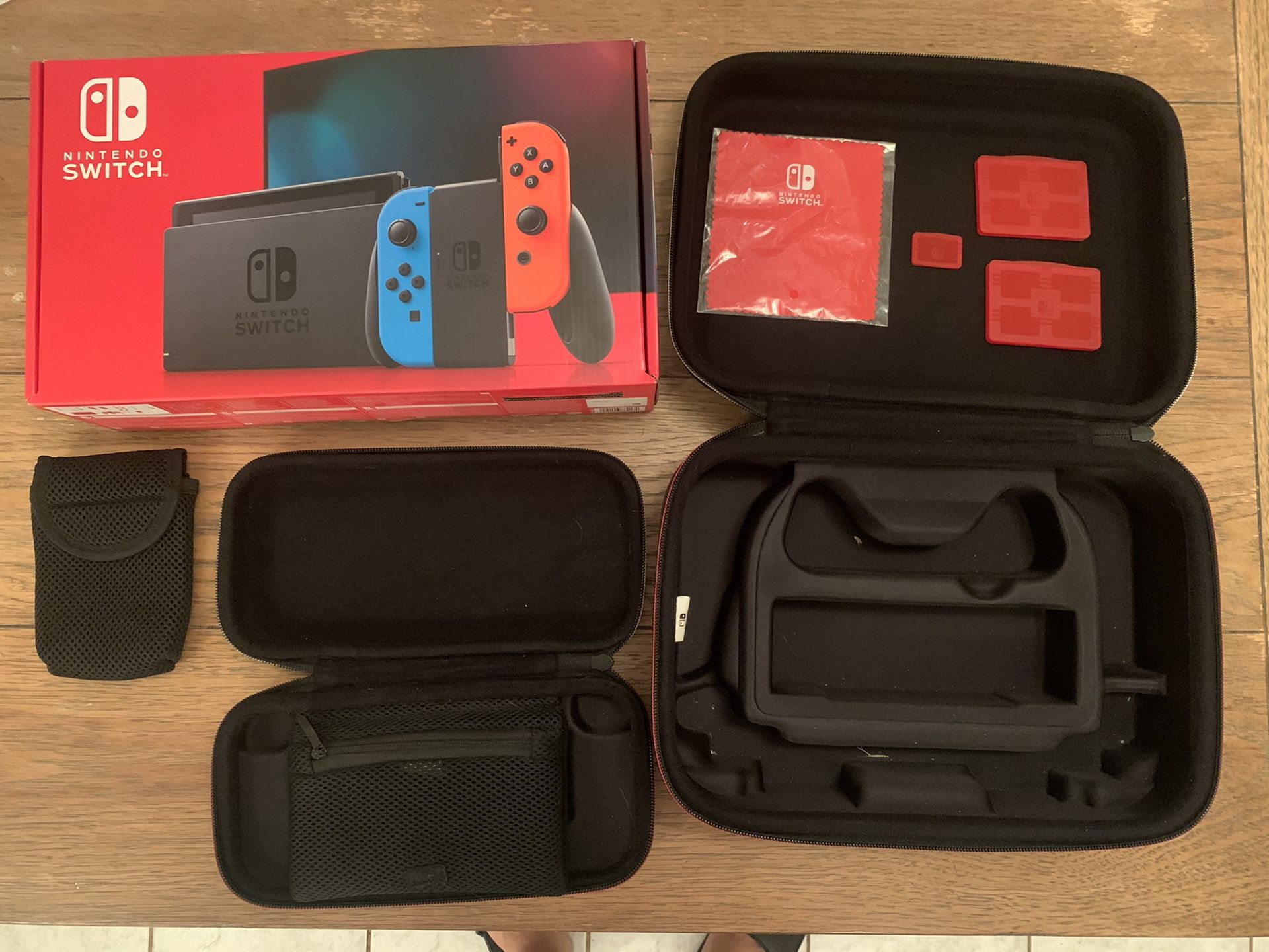 Nintendo switch bundle like new in box