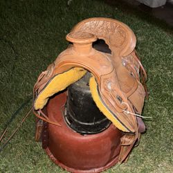 Horse mount size 15 is new ready for roping