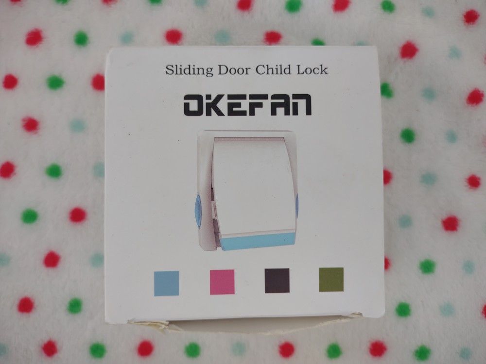 Sliding Door Or Window Child Lock OKEFAN 4 Pack Baby Safety No Tools Needed