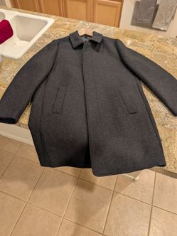 Men's Wool Blend Overcoat size L