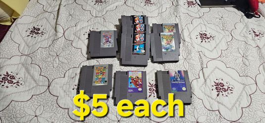 Nes Nintendo games $5 each