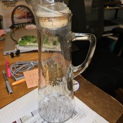 Vintage Seagram's 7 Crown Whiskey Glass Decanter