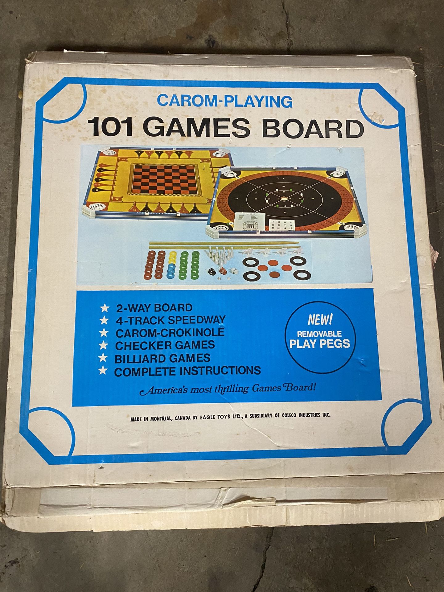101 Games Board With Pieces