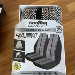 Custom Covers Saddle Blanket Car Seat Covers