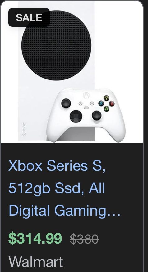 Basically New Xbox Series S & Portable Monitor