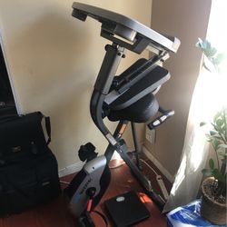 Exerpeutic Exerwork Folding Exercise Desk Bike - Barely Used