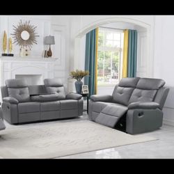 New Sofa + Loveseat Set 