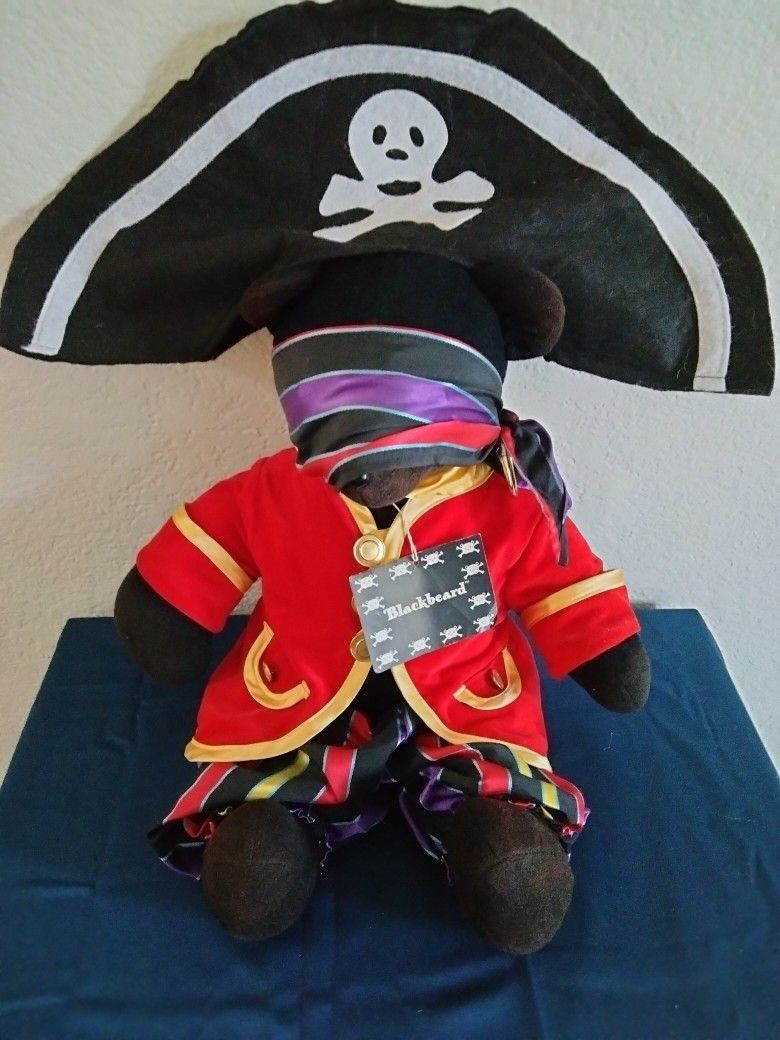 Vintage 1986 V.I.B (Very Important Bear) Blackbeard by the North American Bear Company