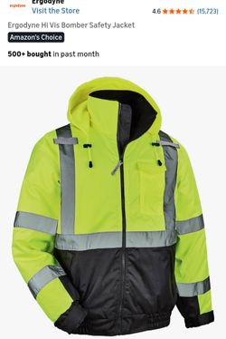 Ergodyne Hi Vis Bomber Safety Jacket.... NEW - SIZE 2XL

