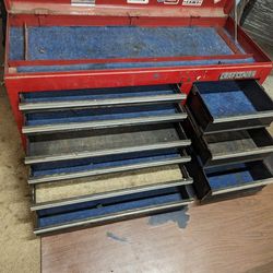Tool Box, 40 Inch, Nine Drawer Craftsman Top Box
