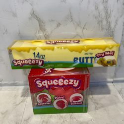 Sunny Days Jumbo Squeezy Strawberry And Butter Squishy Toy Stress Relief Sensory Fun