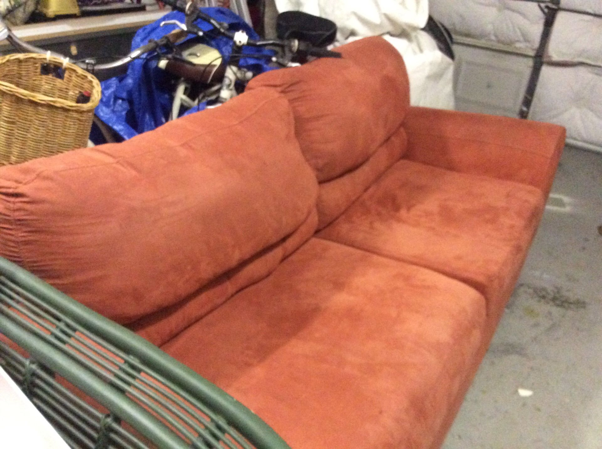 Cinnamon Suade Sofa