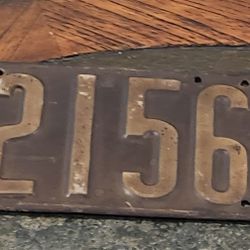 Vintage PA License Plate
