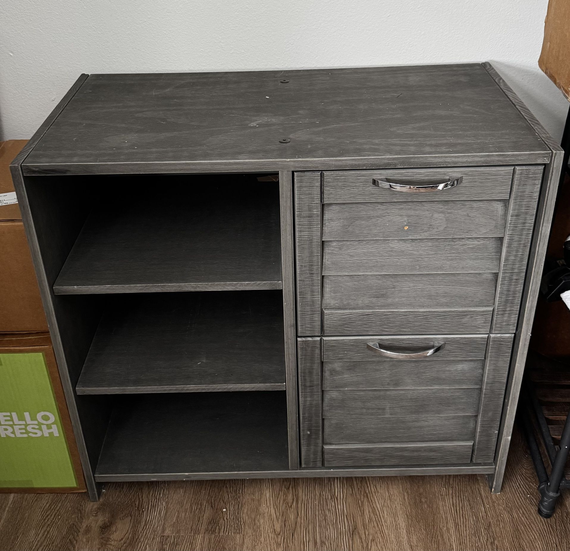 Two Drawer Filing Cabinet Storage