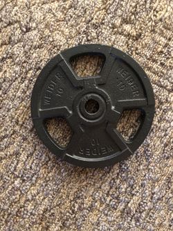 Weider steel plates 10 lbs x 4. Total 40 lbs
