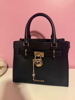 Michael Kors Hamilton Small Leather Satchel.