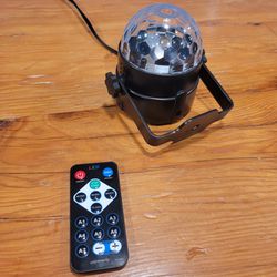 LED Disco Ball Lamp - DJ, Stage, Interior, RGB, Colorful, Wall Plug-in