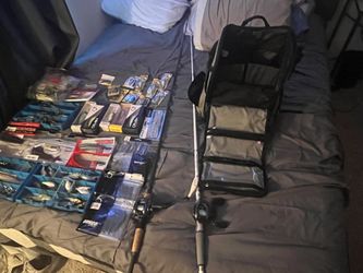 Shimano slx dc reels n the rods are Johnny morris n eagle fenwick
