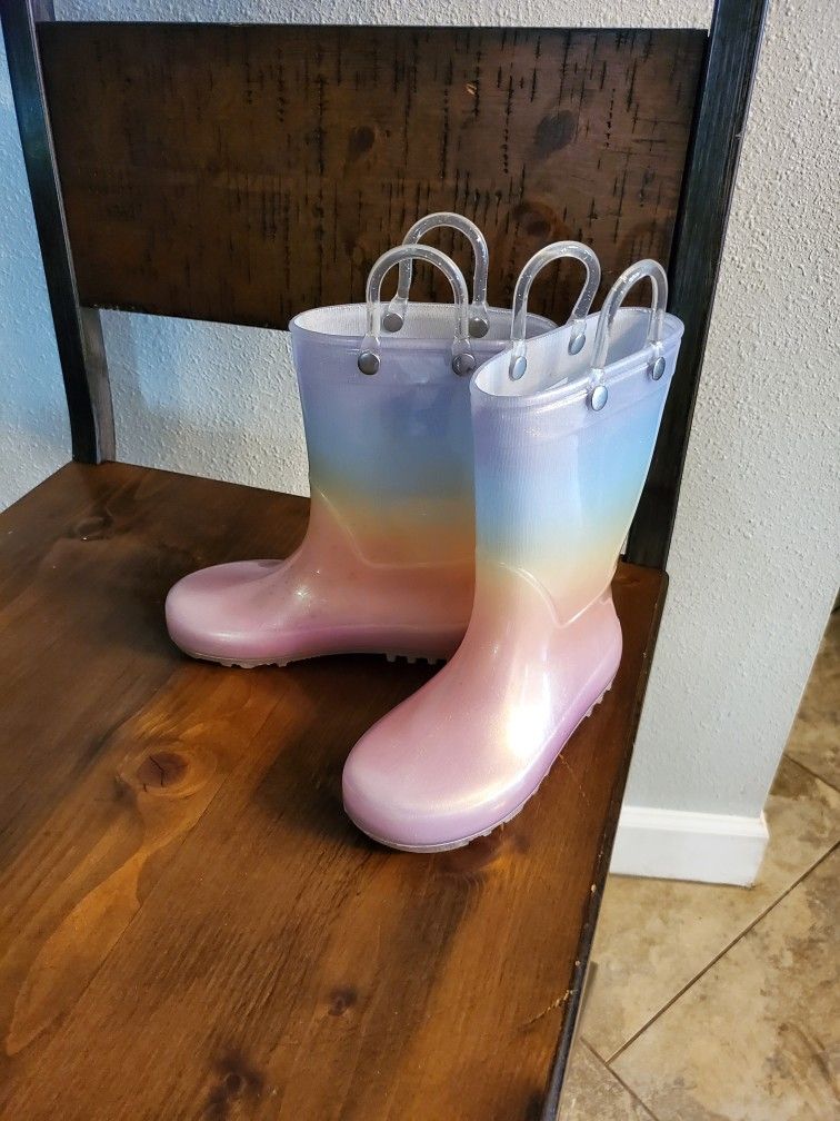 Girls Rain Boots Size 9