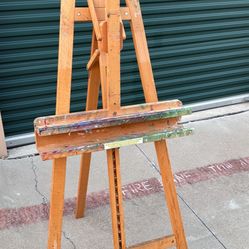 Wood Easel Stand Painting , Adjustable 