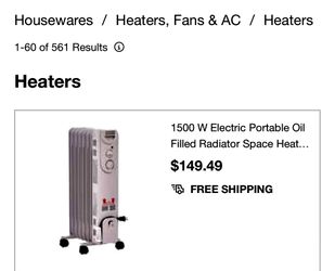 Space Heater New Still In Box