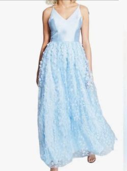 BCX Junior 3-D floral skirt gown