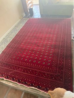 10x6.5 Vintage Afghan rug