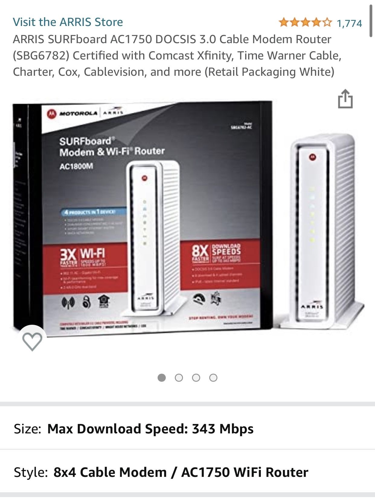Arris Modem router combo. for Sale in San Diego, CA OfferUp