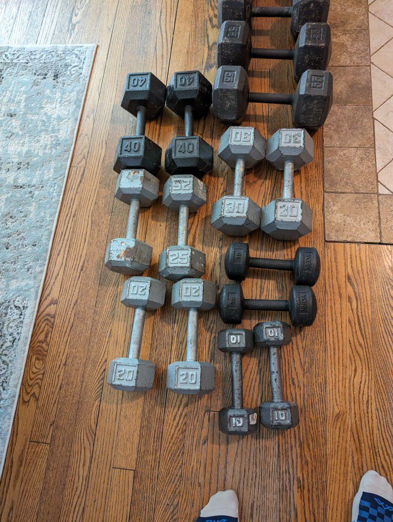 Dumbbells with Rack