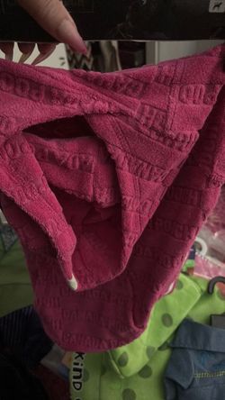 Pink Textured dog sweater