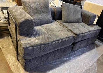 New in box  76'' Convertible Folding Sofa Bed, Floor Sleeper Sofa Couch with Fixed-Shape Frame, Compression Comfy Couch in a Box, Boneless Modular Lov