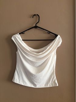 Off the Shoulder White Top