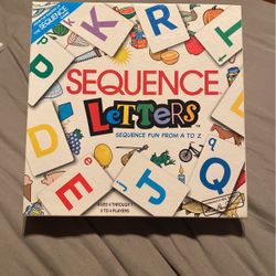 SEQUENCE Letters game