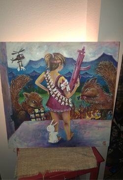 Original hand painted art