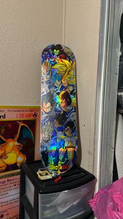 CUSTOM HAND MADE Dragon Ball Z Holographic Skateboard Deck