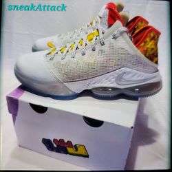 Nike LeBron 19 Low Magic Fruity Pebbles sz 9-9.5 DQ8344 100
