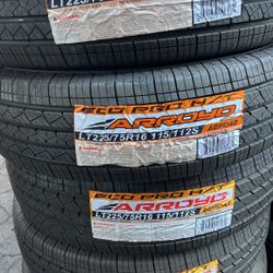 LT 225/75/16 Arroyo Tire 10ply