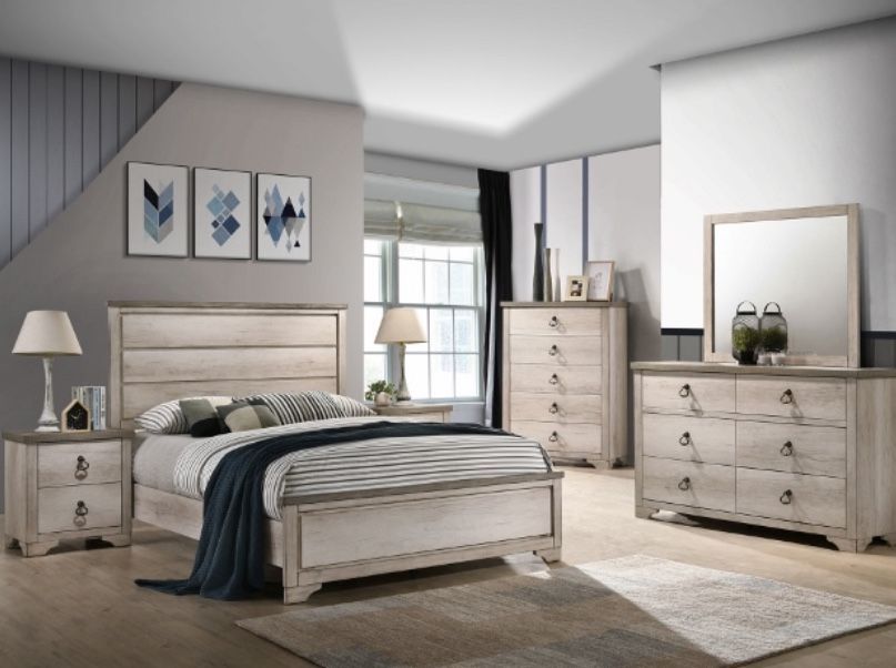 Patterson Panel Queen Bedroom Set 5pc 🚛😊❤️😜