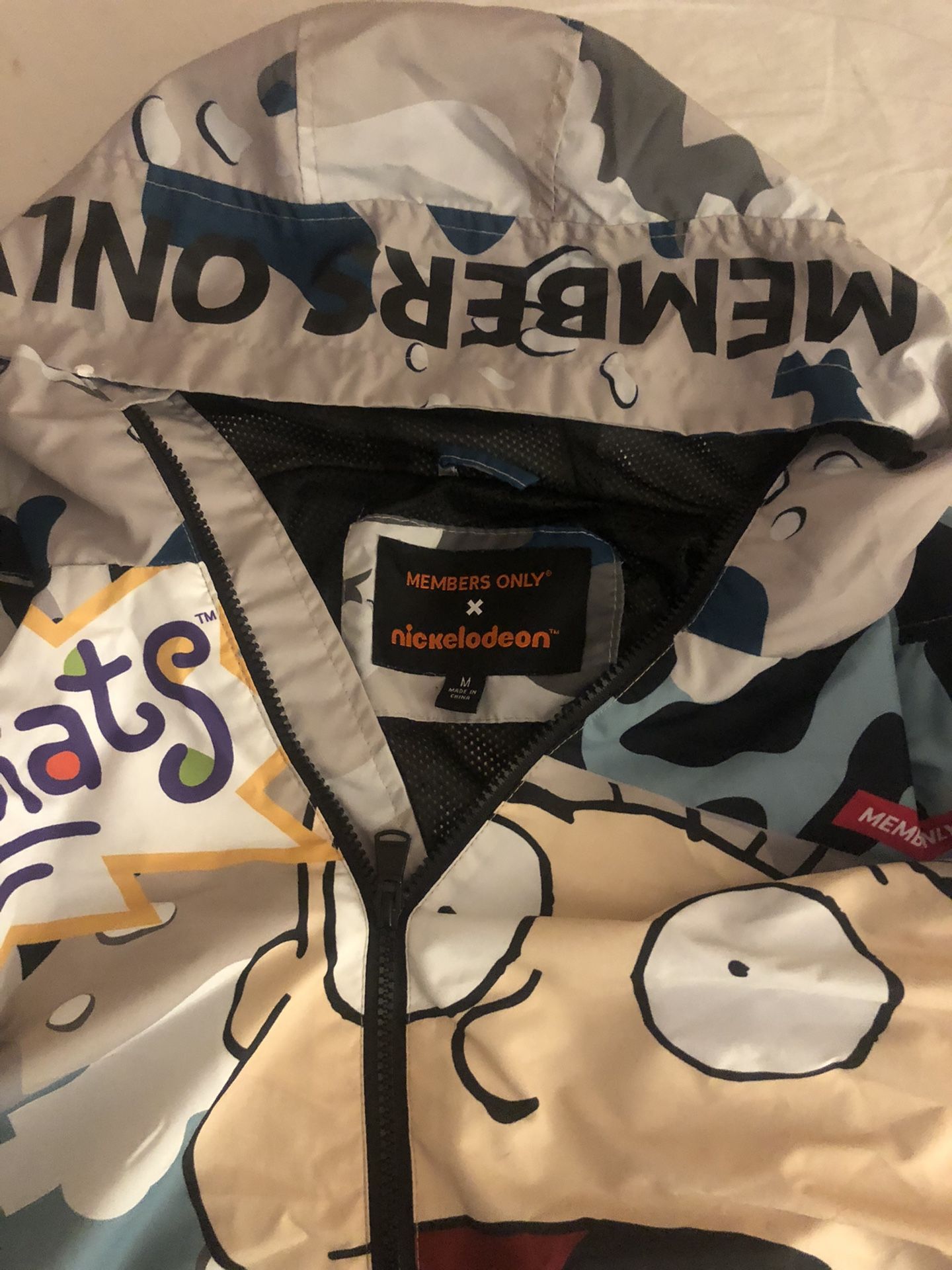 Nickelodeon VTG 90s Cartoon Characters Windbreaker Rugrats